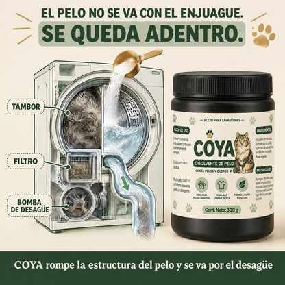 Disolvente de Pelo COYA 6 en 1: el pelo se va con el lavado
